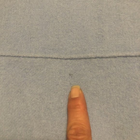 Alexandra Bartlett Women's 100% Wool Button Blazer Coat Jacket blue petites PM - Picture 14 of 16